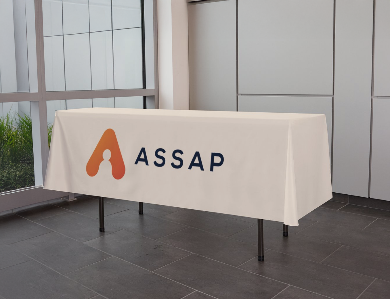 Nappe réalisée pour l'association morbihannaise ASSAP